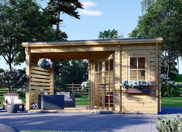Abris de jardin en bois 9 m² à 10 m² : qualité et économie