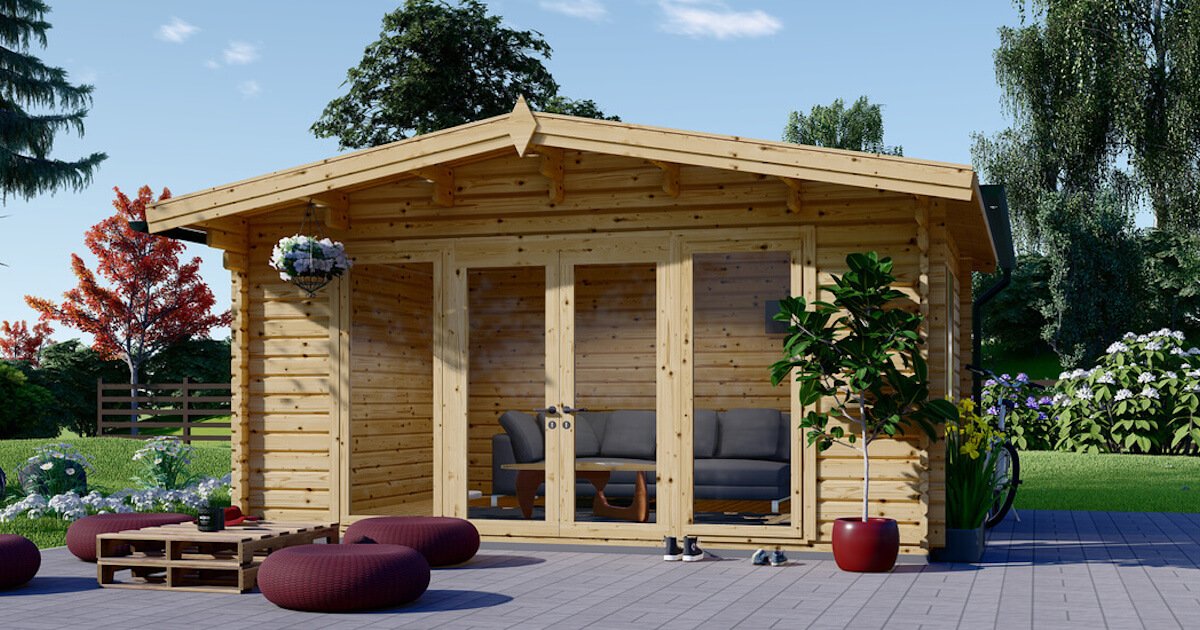 Plans pour autoconstruire un abri de jardin en bois monopente de